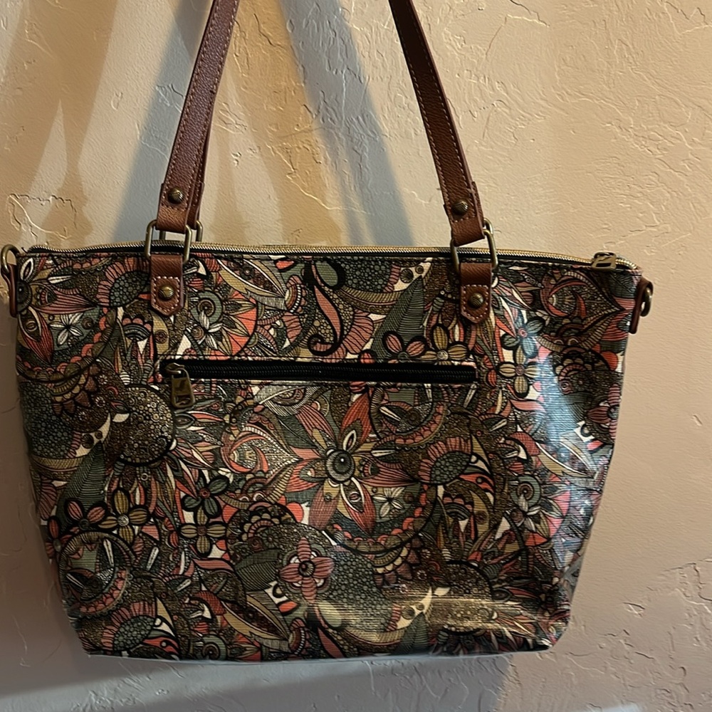 Sakroots Sienna Spirit Desert Patterned Metro Tote Bag - Picture 7 of 14